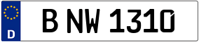 Truck License Plate